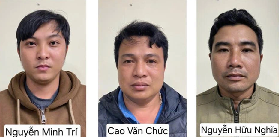 Một số bị can trong vụ án. Ảnh: CACC Một số bị can trong vụ án. Ảnh: CACC