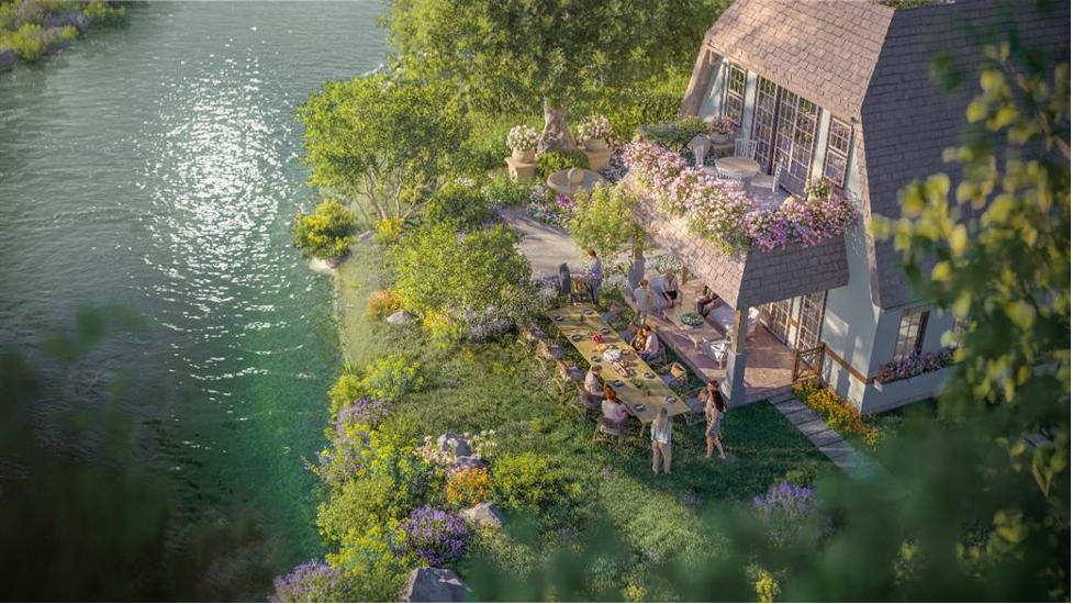 Đảo Châu Âu gồm 4 cụm đảo lấy cảm hứng từ 4 loài hoa