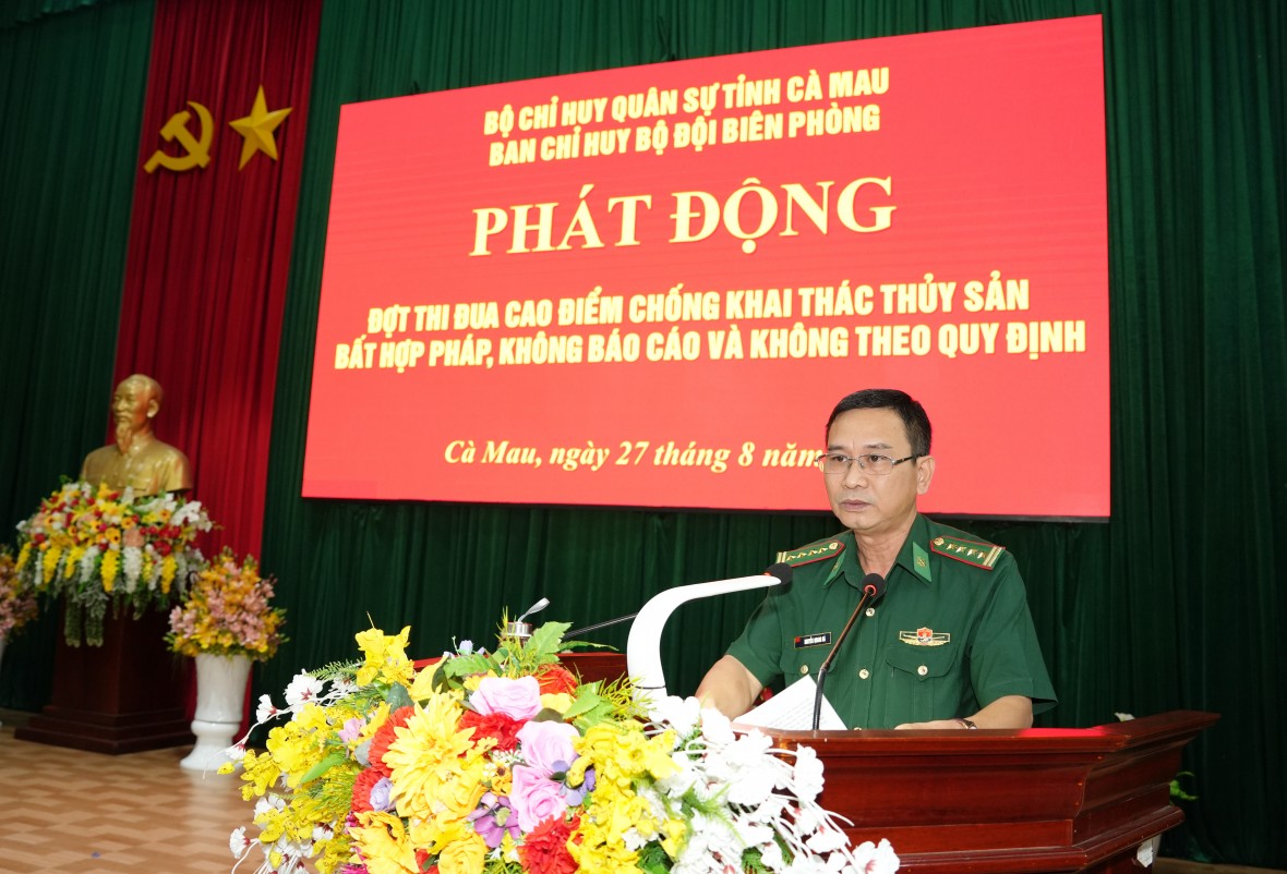 BĐBP Cà Mau kiên quyết đấu tranh, ngăn chặn khai thác IUU BĐBP Cà Mau kiên quyết đấu tranh, ngăn chặn khai thác IUU