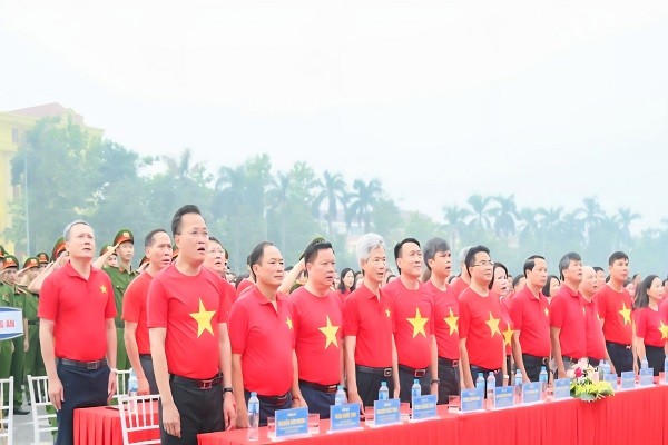 Hưng Yên tổ chức lễ chào cờ toàn tỉnh với chủ đề “Tôi yêu Tổ quốc, quê hương tôi”