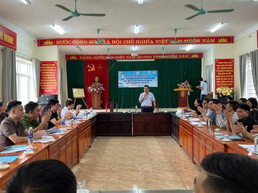 Khởi động Dự án Hỗ trợ nước sinh hoạt cho đồng bào dân tộc thiểu số tại Lào Cai