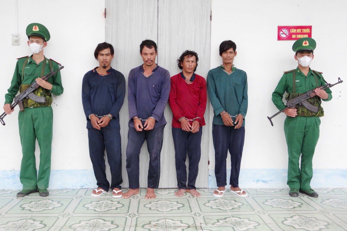 BĐBP Cà Mau bắt giữ nhóm thuyền viên khống chế thuyền trưởng tàu cá