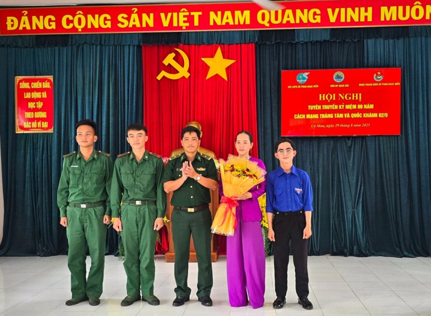 Đồn Biên phòng Rạch Gốc: Sôi nổi hoạt động kỷ niệm 80 năm Cách mạng Tháng Tám và Quốc khánh 2/9