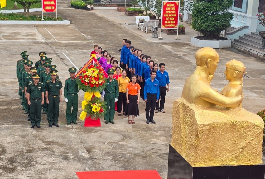 Đồn Biên phòng Rạch Gốc: Sôi nổi hoạt động kỷ niệm 80 năm Cách mạng Tháng Tám và Quốc khánh 2/9