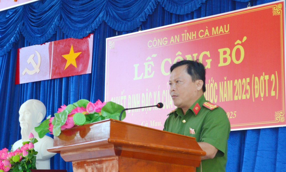 21 phạm nhân ở Cà Mau được đặc xá nhân dịp 80 năm Quốc khánh 2/9 21 phạm nhân ở Cà Mau được đặc xá nhân dịp 80 năm Quốc khánh 2/9