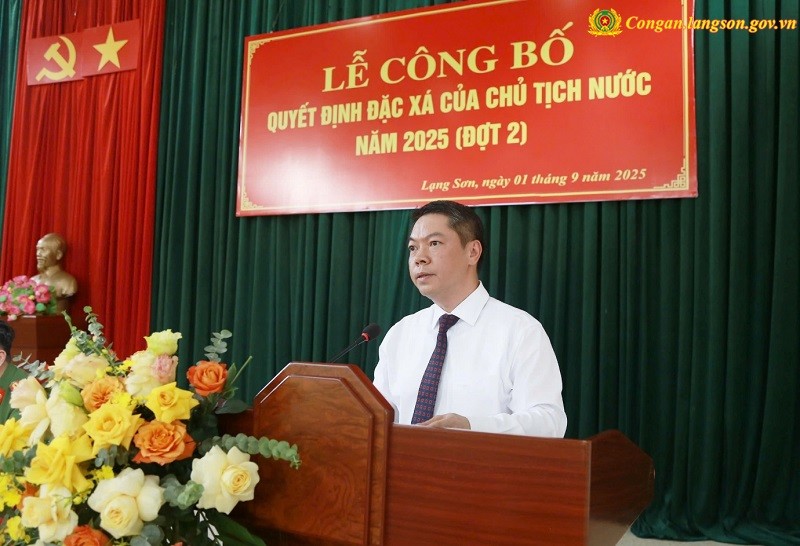 Lạng Sơn: 34 phạm nhân được đặc xá dịp Tết Độc Lập