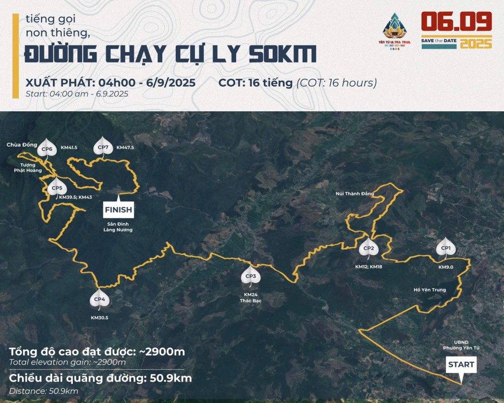 Yên Tử sẵn sàng cho giải chạy Ultra Trail 2025