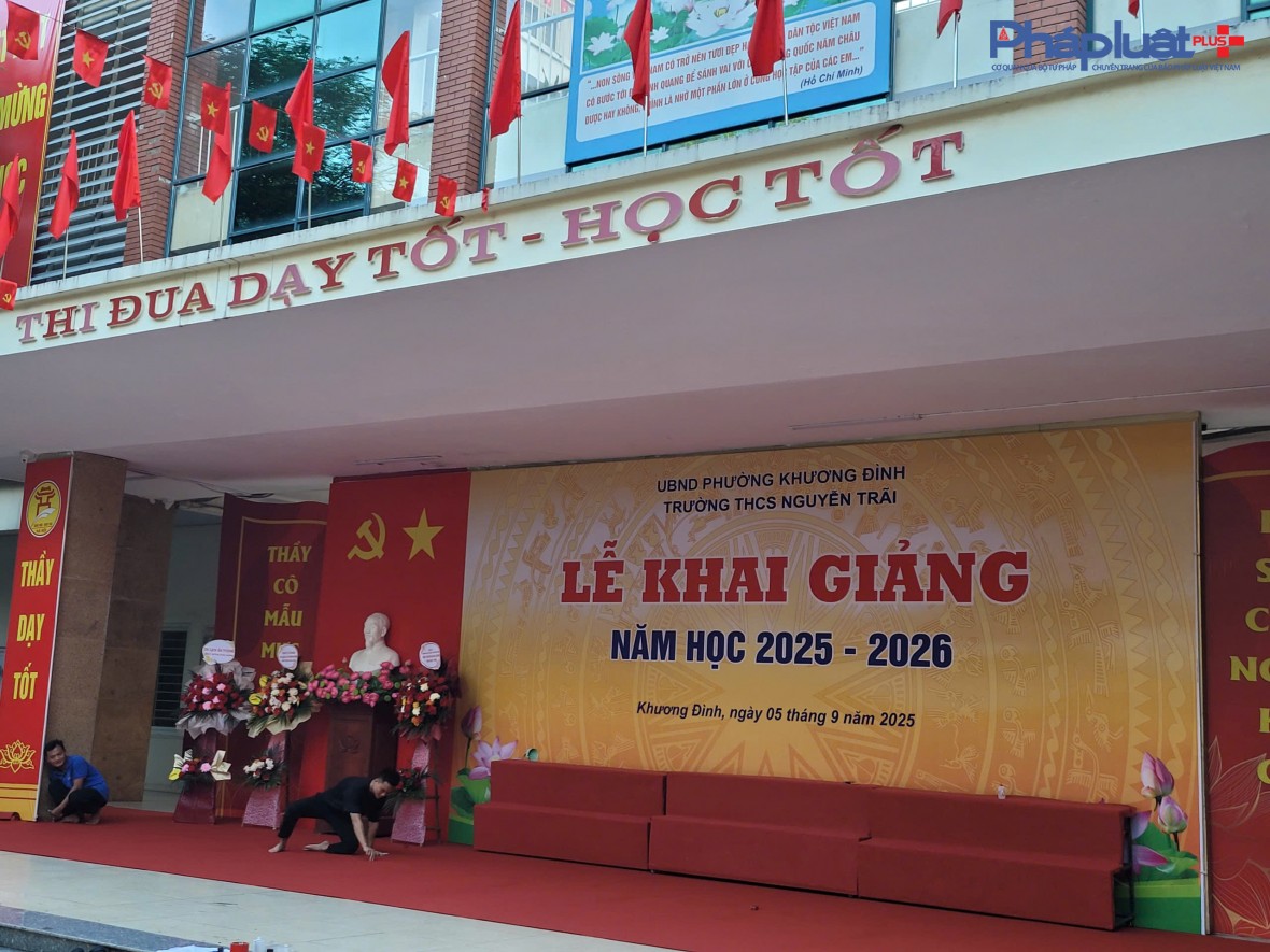 Công tác chuẩn bị cho Lễ khai giảng năm học mới đảm bảo tốt nhất tại nhiều trường học ở Hà Nội Công tác chuẩn bị cho Lễ khai giảng năm học mới đảm bảo tốt nhất tại nhiều trường học ở Hà Nội