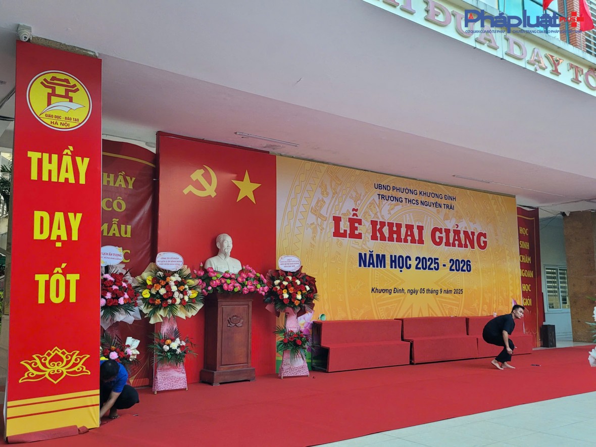Công tác chuẩn bị cho Lễ khai giảng năm học mới đảm bảo tốt nhất tại nhiều trường học ở Hà Nội Công tác chuẩn bị cho Lễ khai giảng năm học mới đảm bảo tốt nhất tại nhiều trường học ở Hà Nội