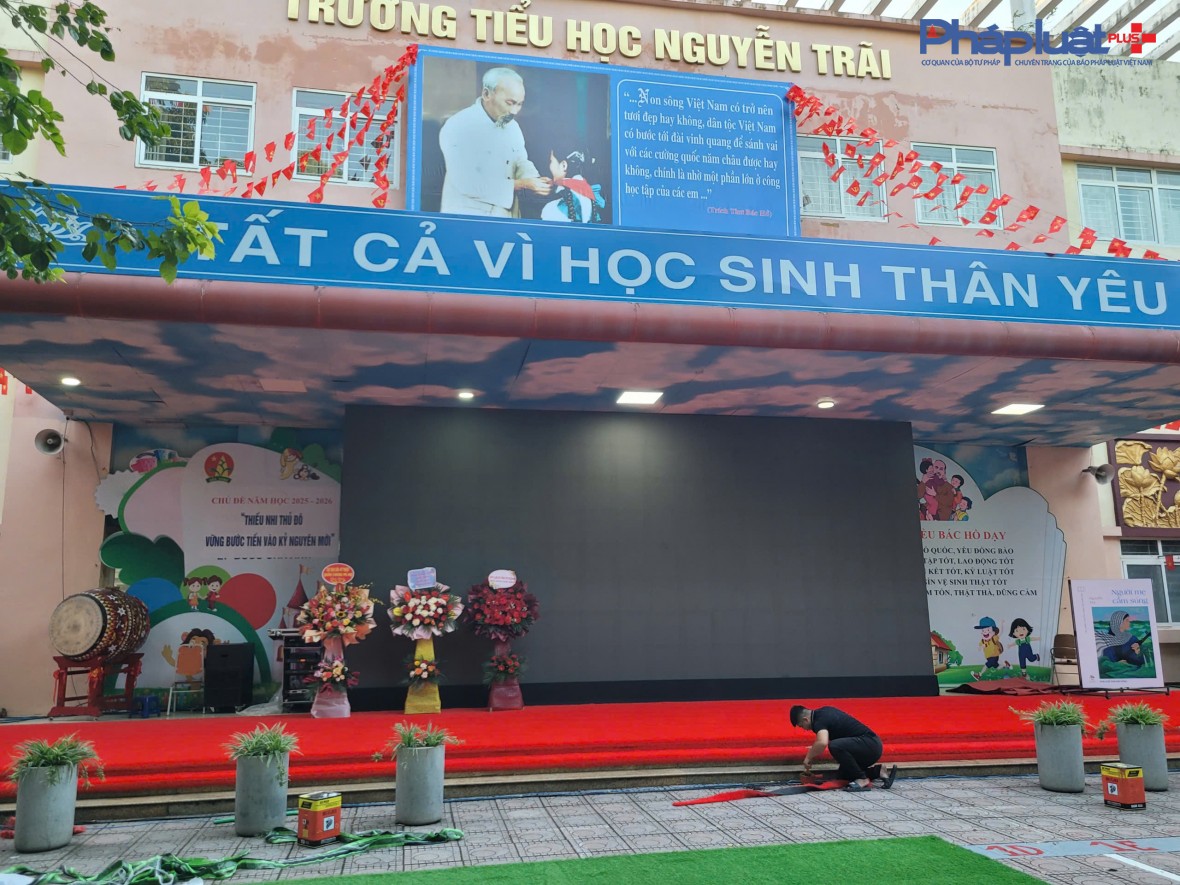 Công tác chuẩn bị cho Lễ khai giảng năm học mới đảm bảo tốt nhất tại nhiều trường học ở Hà Nội Công tác chuẩn bị cho Lễ khai giảng năm học mới đảm bảo tốt nhất tại nhiều trường học ở Hà Nội