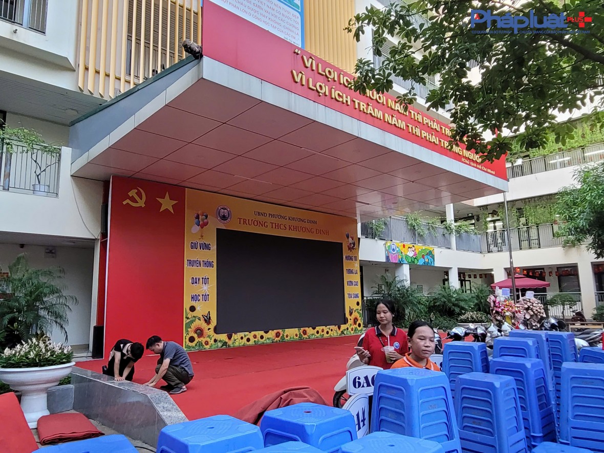 Công tác chuẩn bị cho Lễ khai giảng năm học mới đảm bảo tốt nhất tại nhiều trường học ở Hà Nội Công tác chuẩn bị cho Lễ khai giảng năm học mới đảm bảo tốt nhất tại nhiều trường học ở Hà Nội