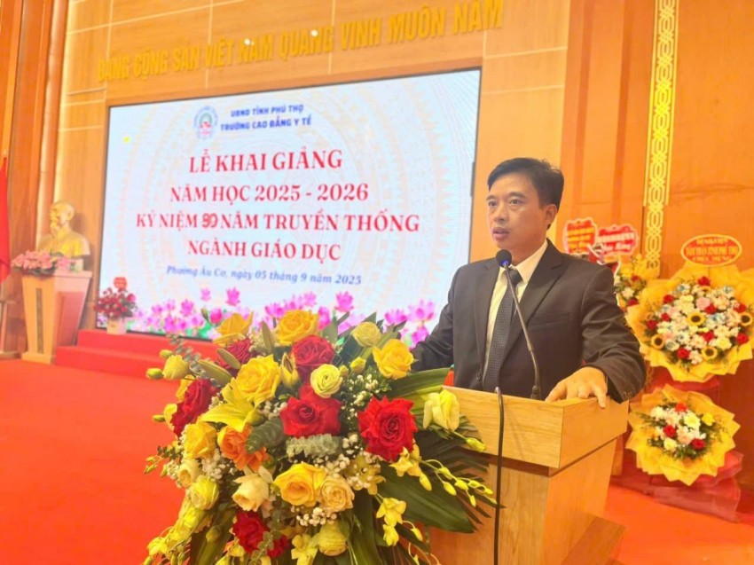 Trường Cao đẳng Y tế Phú Thọ tổ chức Lễ khai giảng năm học 2025-2026