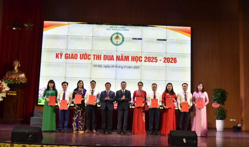 Học viện Tài Chính: Thi đua đổi mới, sáng tạo, tăng tốc bứt phá trong kỷ nguyên vươn mình