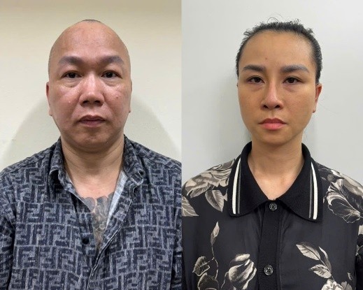 Phòng Cảnh sát hình sự bắt giữ cặp vợ chồng bị truy nã về tội gây rối trật tự công cộng