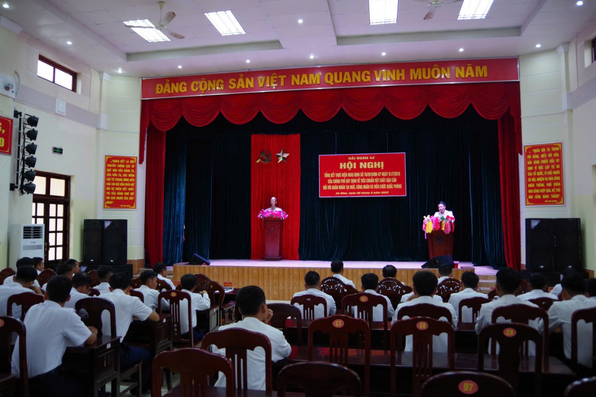 Hải đoàn 42 tổng kết thực hiện Nghị định số 76/2016/NĐ-CP ngày 01/7/2016 của Chính phủ
