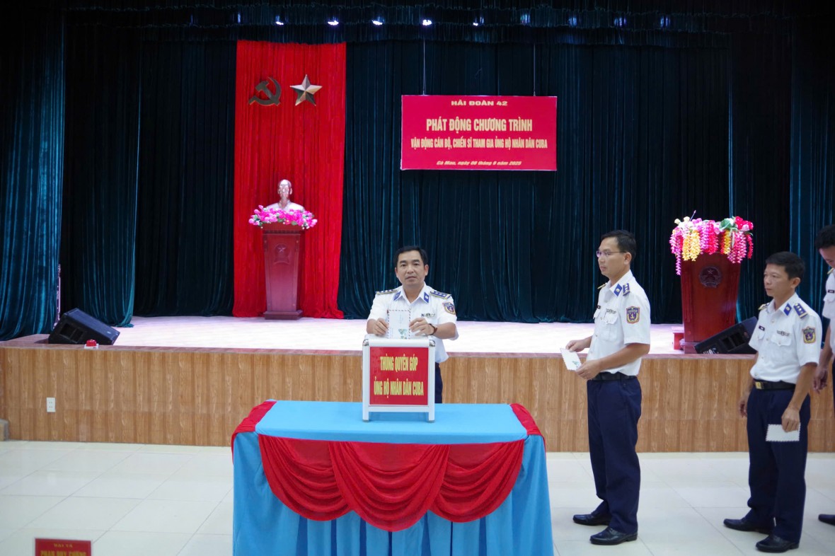 Hải đoàn 42 tổng kết thực hiện Nghị định số 76/2016/NĐ-CP ngày 01/7/2016 của Chính phủ