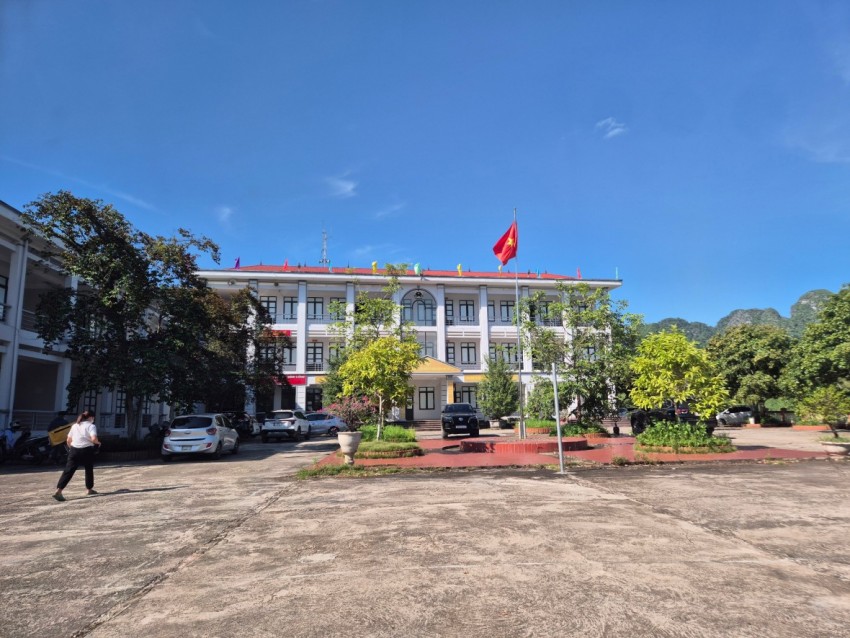 Trụ sở UBND xã Hợp Kim, tỉnh Phú Thọ.