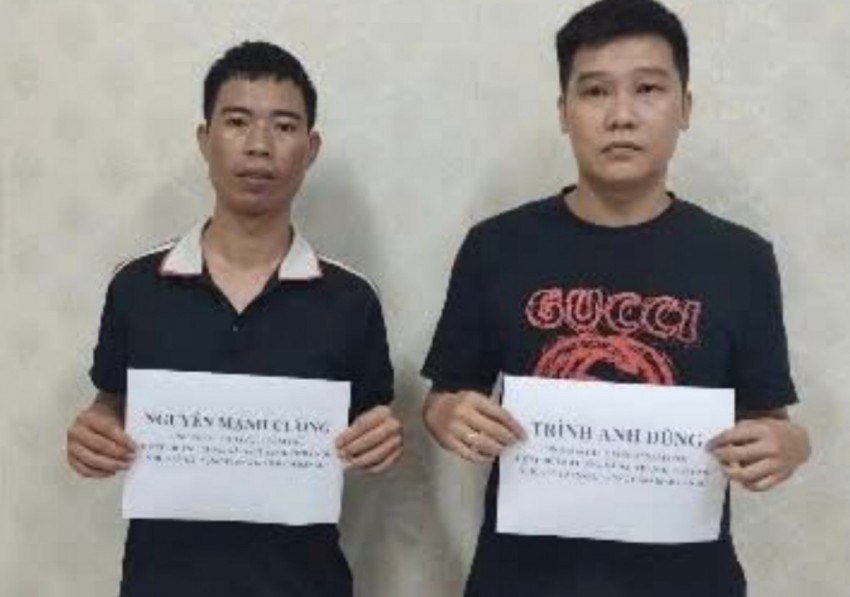 Tạm giữ hình sự 2 đối tượng cho vay lãi nặng dao động từ 304% đến 438%/năm Tạm giữ hình sự 2 đối tượng cho vay lãi nặng dao động từ 304% đến 438%/năm