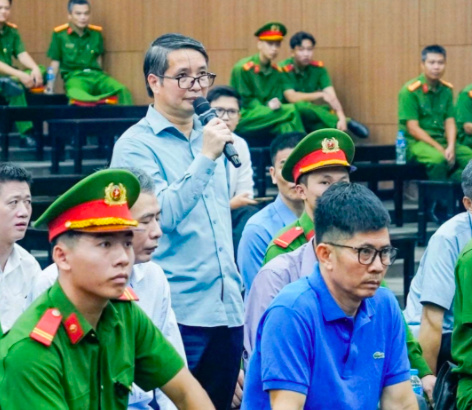 Bị cáo Phạm Thái Hà tại phiên xét xử (Ảnh: P.A).