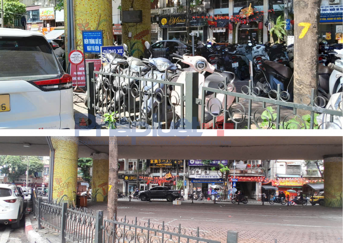 Bãi xe dưới gầm cầu Chương Dương trống trơn sau lệnh dừng hoạt động