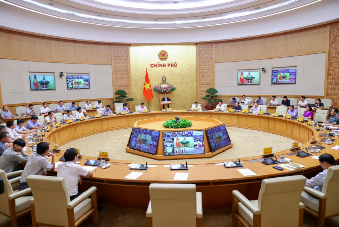 Thủ tướng Phạm Minh Chính chủ trì phiên họp thứ 20 của Ban Chỉ đạo Nhà nước các công trình, dự án quan trọng quốc gia, trọng điểm ngành giao thông vận tải (Ảnh: Đoàn Bắc).