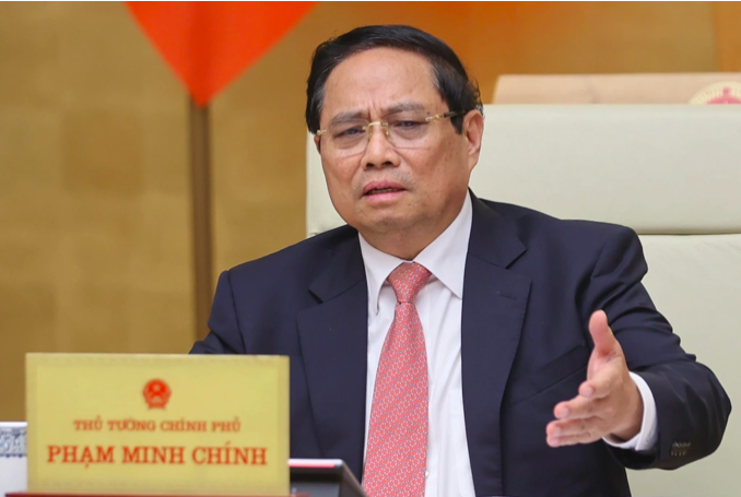 Thủ tướng Phạm Minh Chính yêu cầu cơ bản hoàn thành dự án sân bay quốc tế Long Thành trong năm 2025 (Ảnh: Đoàn Bắc).