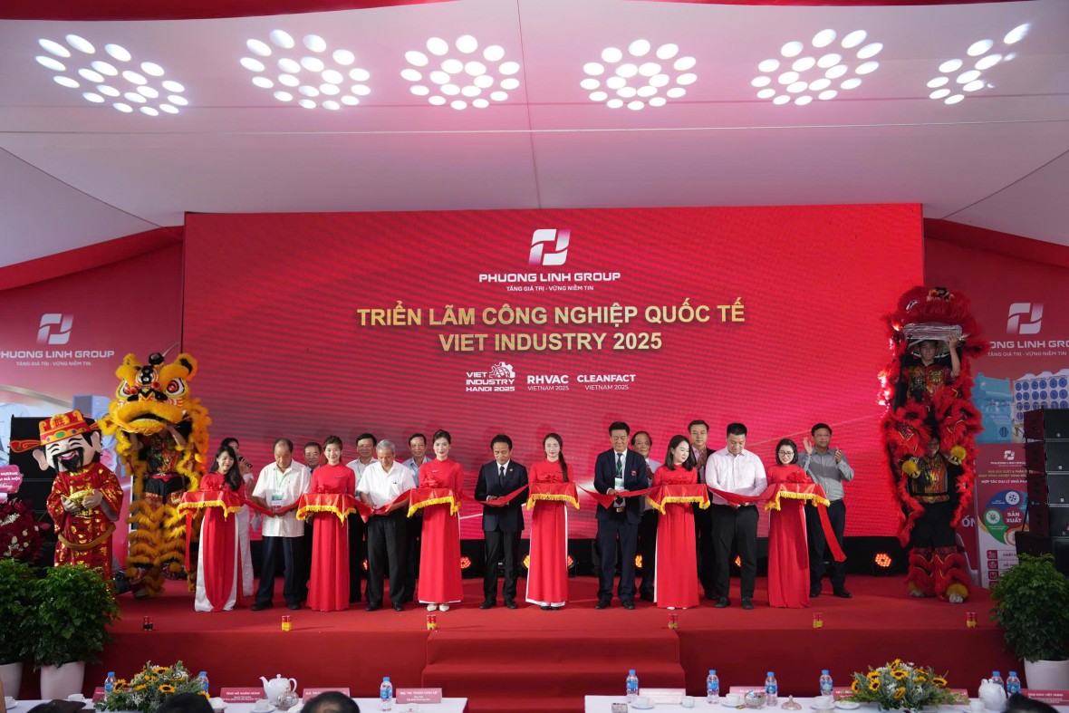 Phương Linh Group: Khẳng định dấu ấn nhà tài trợ Bạch Kim tại triển lãm VIET INDUSTRY 2025