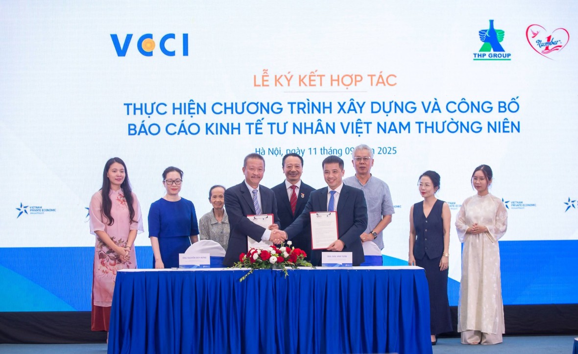 Lần đầu tiên, VCCI và một doanh nghiệp Việt hợp tác triển khai sáng kiến báo cáo kinh tế tư nhân Việt Nam thường niên.