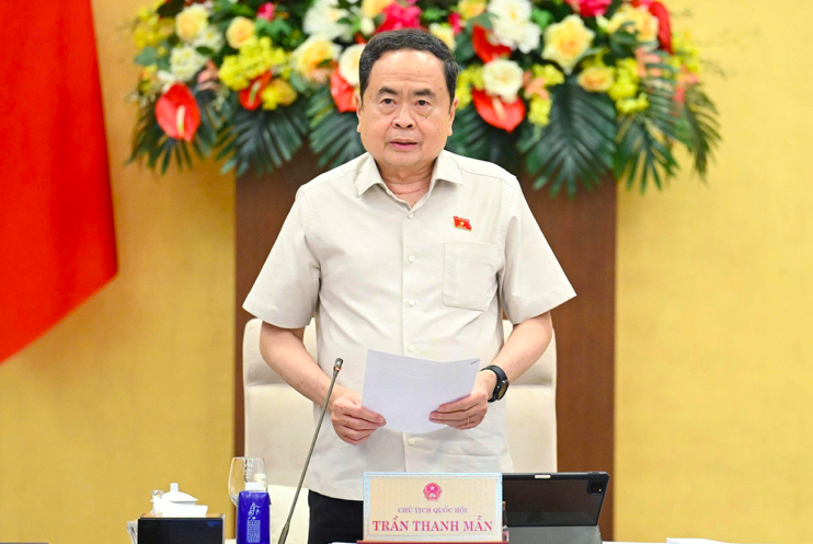 Chủ tịch Quốc hội Trần Thanh Mẫn. Ảnh: Media Quốc hội.