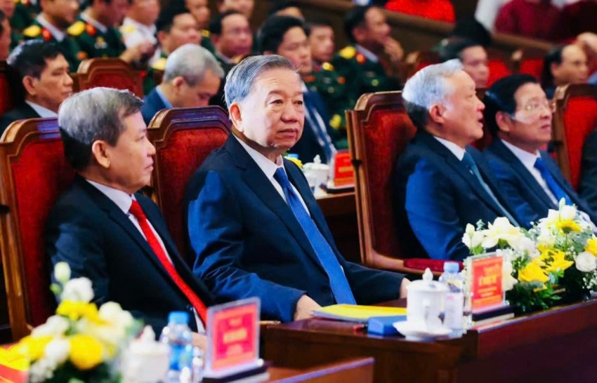 Tổng Bí thư Tô Lâm dự và phát biểu chỉ đạo tại Lễ kỷ niệm 80 năm Ngày truyền thống TAND..