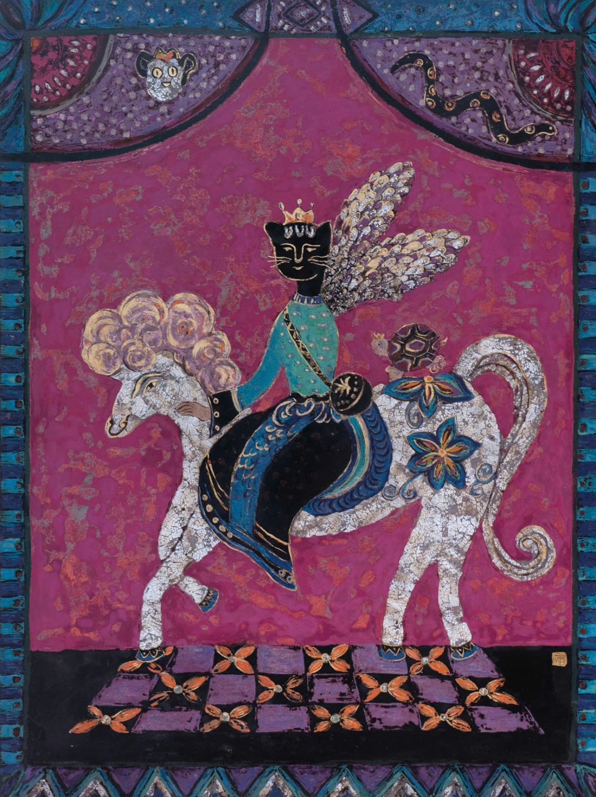 Trưng bày 50 bức tranh sơn mài tổ chức triển lãm 