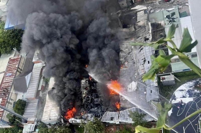 Hiện trường vụ cháy