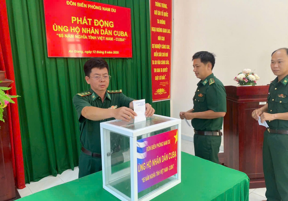 BĐBP tỉnh An Giang góp sức vun đắp tình hữu nghị Việt Nam - Cuba BĐBP tỉnh An Giang góp sức vun đắp tình hữu nghị Việt Nam - Cuba