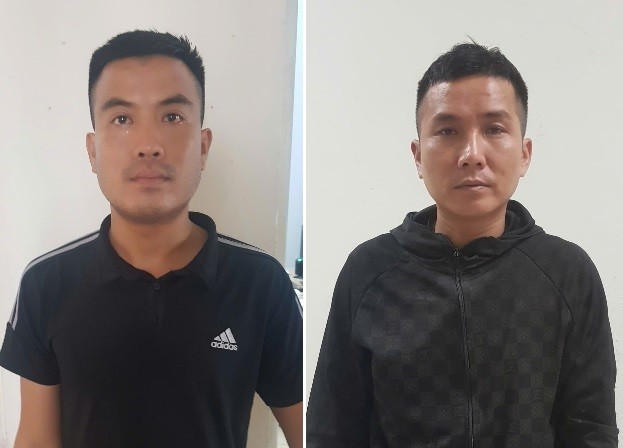 Hai đối tượng bị bắt giữ.