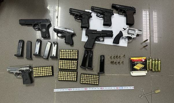 Súng, đạn được Cơ quan Công an thu giữ