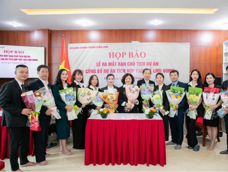 Tổ chức Kết nối Doanh nhân Toàn cầu LMD: Ra mắt Ban Chủ tịch và công bố tích hợp 12 dự án vào thẻ LMDHOME Tổ chức Kết nối Doanh nhân Toàn cầu LMD: Ra mắt Ban Chủ tịch và công bố tích hợp 12 dự án vào thẻ LMDHOME