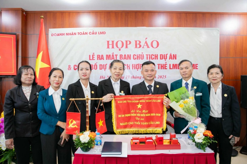 Tổ chức Kết nối Doanh nhân Toàn cầu LMD: Ra mắt Ban Chủ tịch và công bố tích hợp 12 dự án vào thẻ LMDHOME Tổ chức Kết nối Doanh nhân Toàn cầu LMD: Ra mắt Ban Chủ tịch và công bố tích hợp 12 dự án vào thẻ LMDHOME