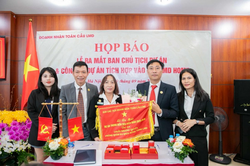 Tổ chức Kết nối Doanh nhân Toàn cầu LMD: Ra mắt Ban Chủ tịch và công bố tích hợp 12 dự án vào thẻ LMDHOME Tổ chức Kết nối Doanh nhân Toàn cầu LMD: Ra mắt Ban Chủ tịch và công bố tích hợp 12 dự án vào thẻ LMDHOME