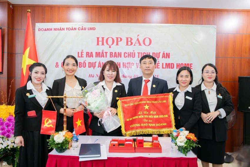 Lễ ký kết 12 dự án của Tổ chức kết nối Doanh nhân Toàn cầu LMD: Tạo sức mạnh tổng hợp để thúc đẩy sản xuất – kinh doanh