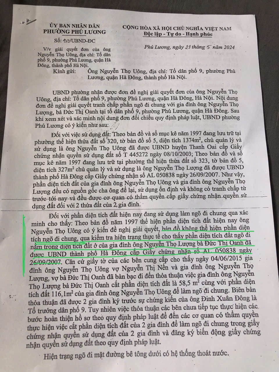 Phú Lương (Hà Nội): Khi tài sản hợp pháp bỗng dưng bị tranh chấp?