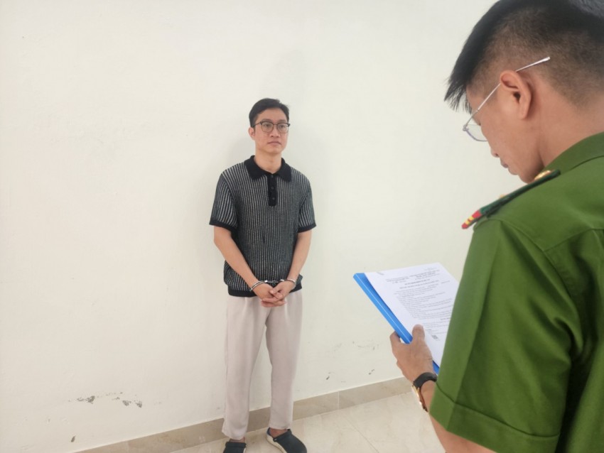 Đối tượng Nguyễn Duy Tuấn. Ảnh: Công an TP Đà Nẵng