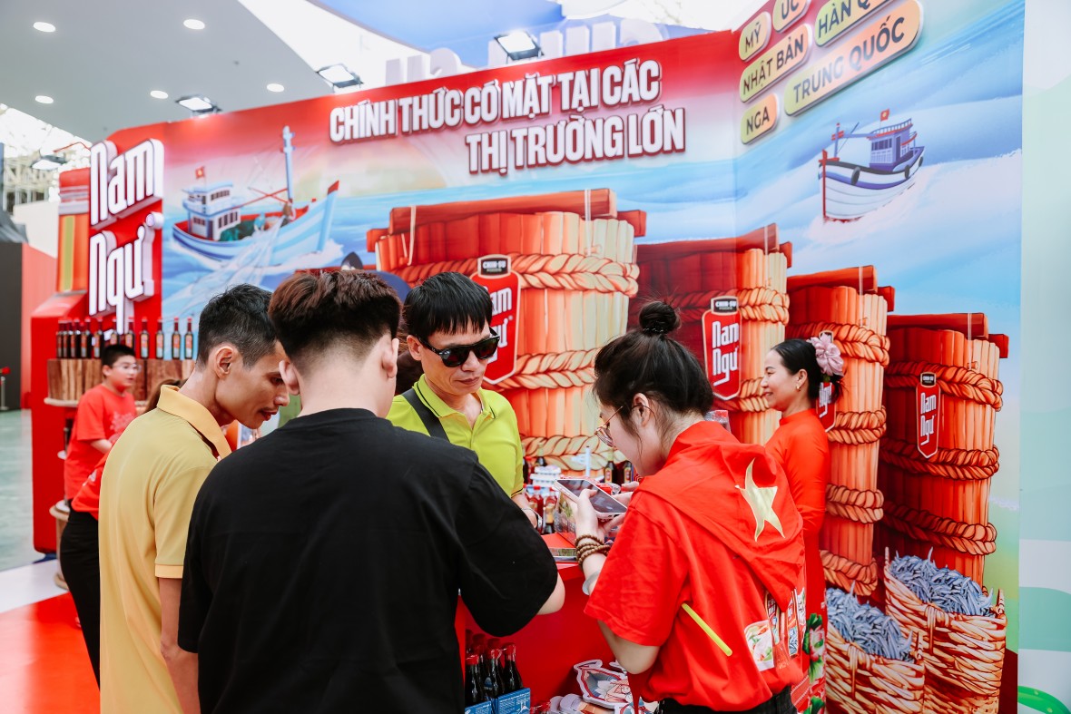 Sản phẩm nước mắm xuất khẩu của Masan.