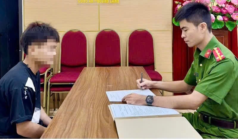 L.V.Q tại cơ quan Công an.