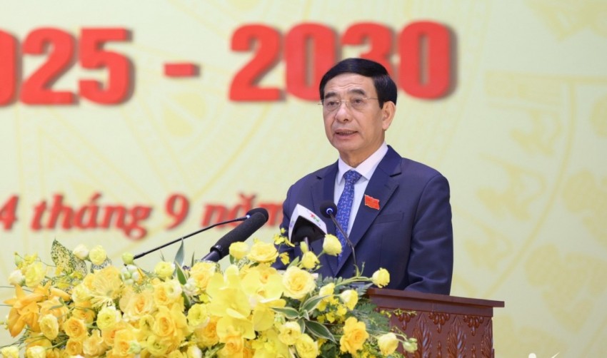 Đại tướng Phan Văn Giang phát biểu tại đại hội