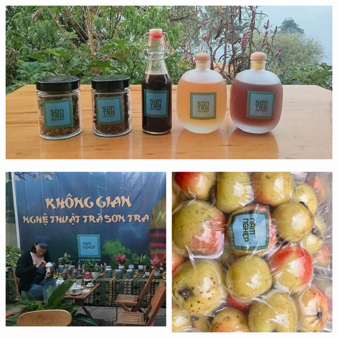 •Các sản phẩm từ quả táo mèo đang được HTX Nậm Nghẹp sản xuất với mong muốn  giúp người dân nơi đây có một nghề mới có thể thoát nghèo và làm giàu. (Ảnh: NVCC)