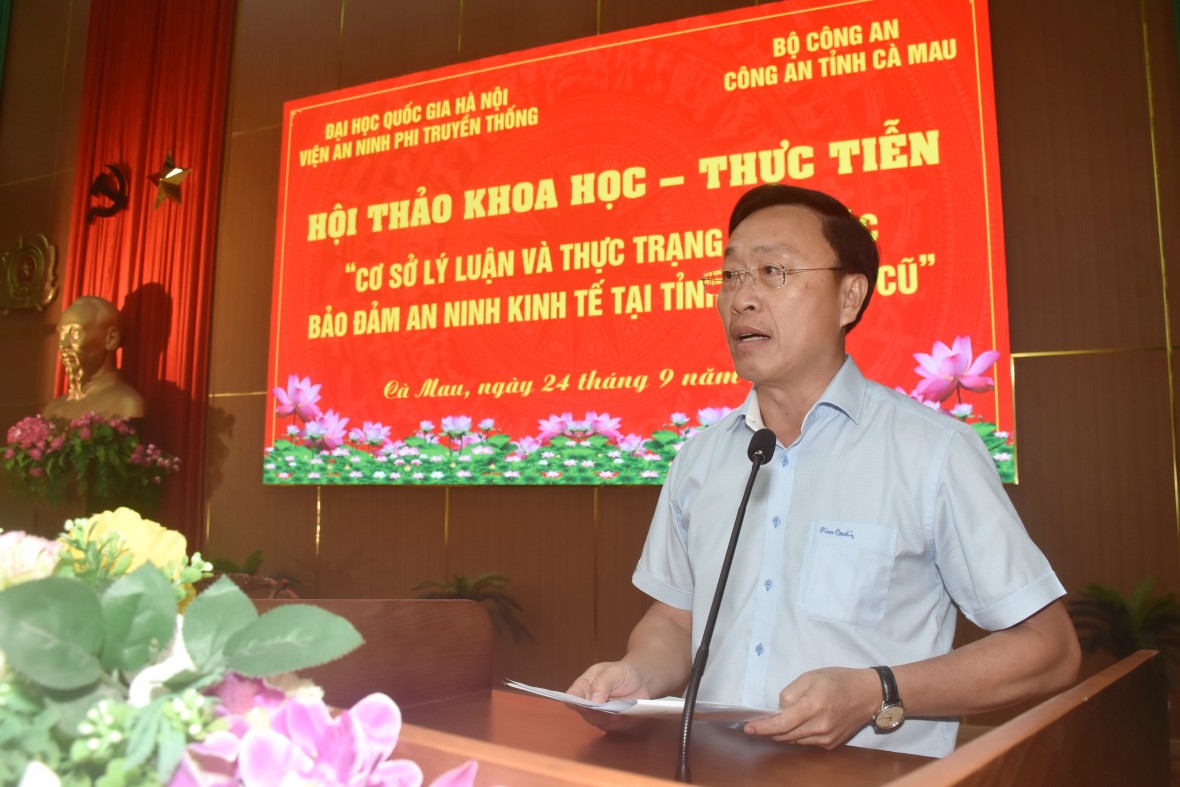 Cà Mau: Hội thảo khoa học về bảo đảm an ninh kinh tế tại tỉnh Bạc Liêu (cũ)
