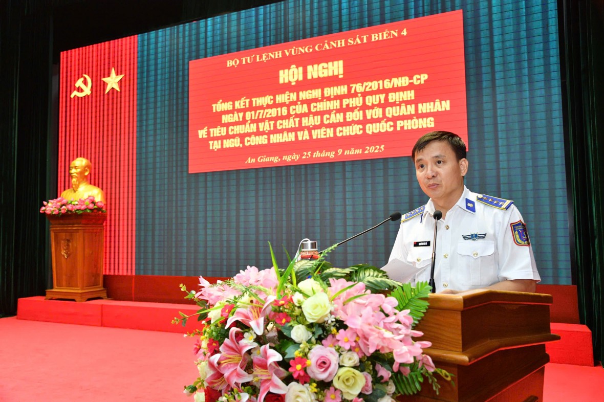 BTL Vùng Cảnh sát biển 4 tổng kết thực hiện Nghị định 76/2016/NĐ-CP