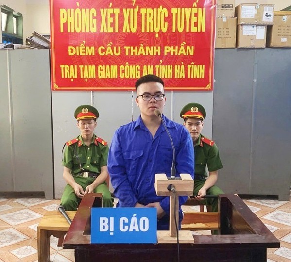 Bị cáo Trần Quang Huy - Ảnh Công an Hà Tĩnh. Bị cáo Trần Quang Huy - Ảnh Công an Hà Tĩnh.
