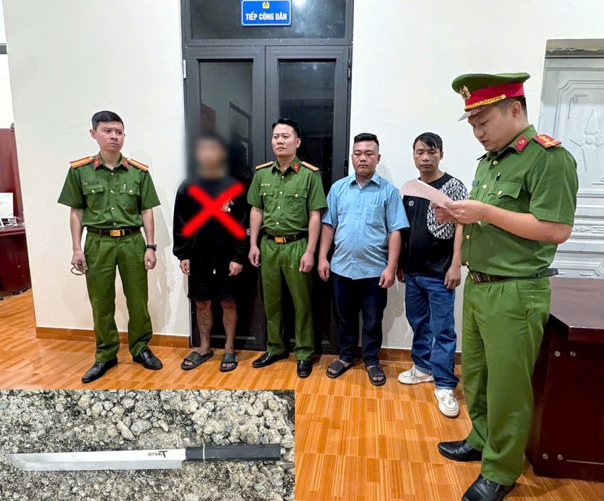 Bắt giữ thiếu niên 17 tuổi cầm đầu nhóm dùng dao chém người ở Lai Châu