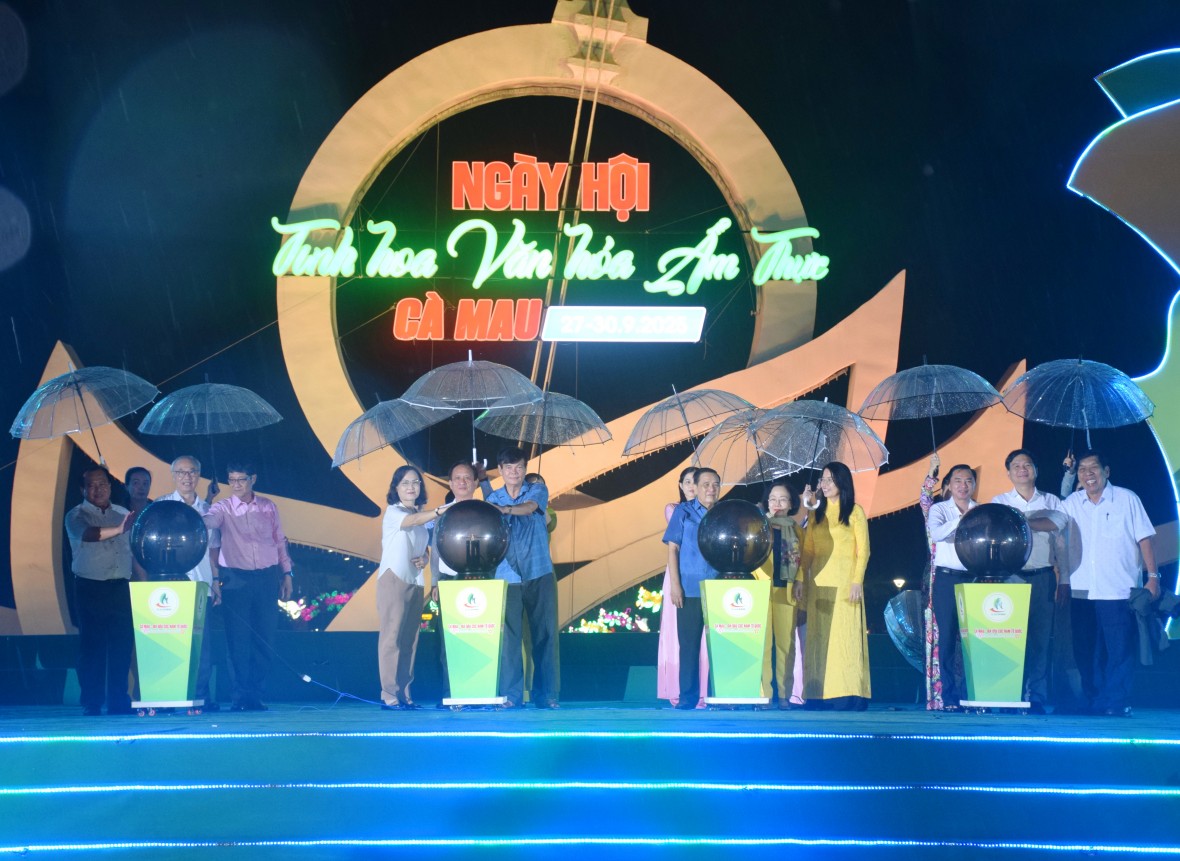 Ngày hội “Tinh hoa Văn hóa Ẩm thực Cà Mau”